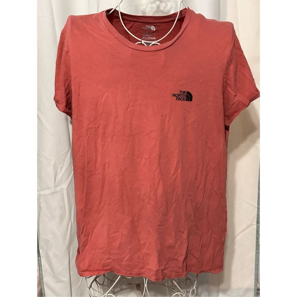 The North Face women STANDARD FIT Shirt Size XL Short Sleeve Logo GOOD CONDITION